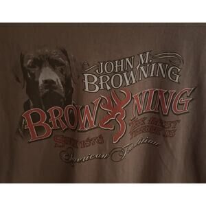 Vintage John M Browning TShirt Mens XL